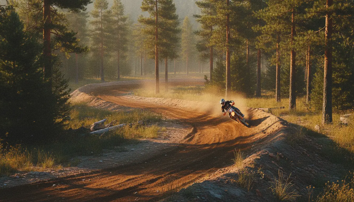 Dirt Bike: Motocross tracks, enduro singletrack, and trail riding for two-wheel motors.