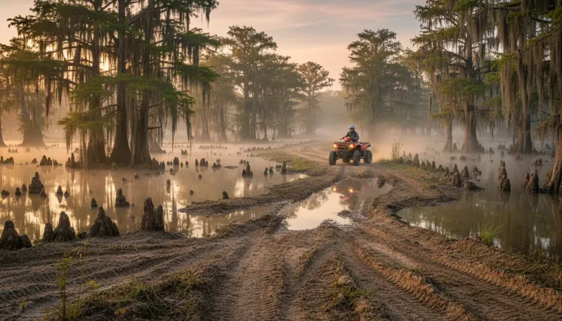 Louisiana: backdrop for the Off Road Hubs Louisiana directory