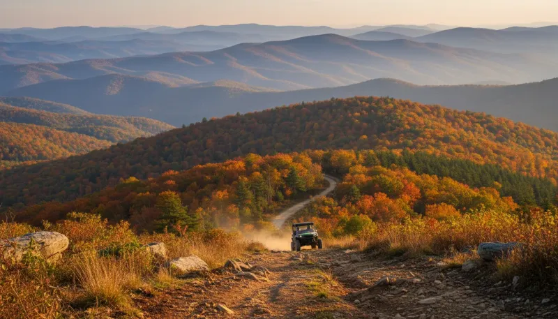 Virginia: backdrop for the Off Road Hubs Virginia directory