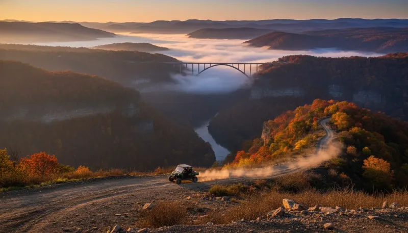 West Virginia: backdrop for the Off Road Hubs West Virginia directory